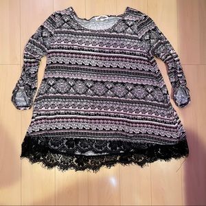 Boho Macys lace blouse